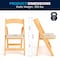 Flash Furniture Natural Wood Folding Chair, PK2 2-XF-2903-NAT-WOOD-GG - alternate 4